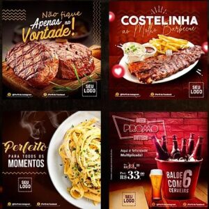 Pack Designer para Restaurantes – Temperos & Sabores